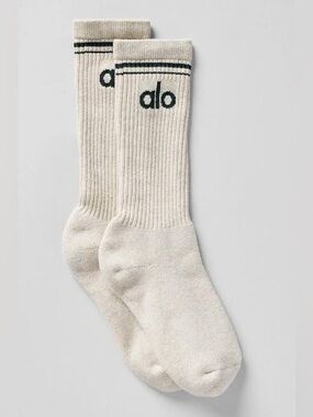 ALO Yoga Unisex Throwback Sock Medium